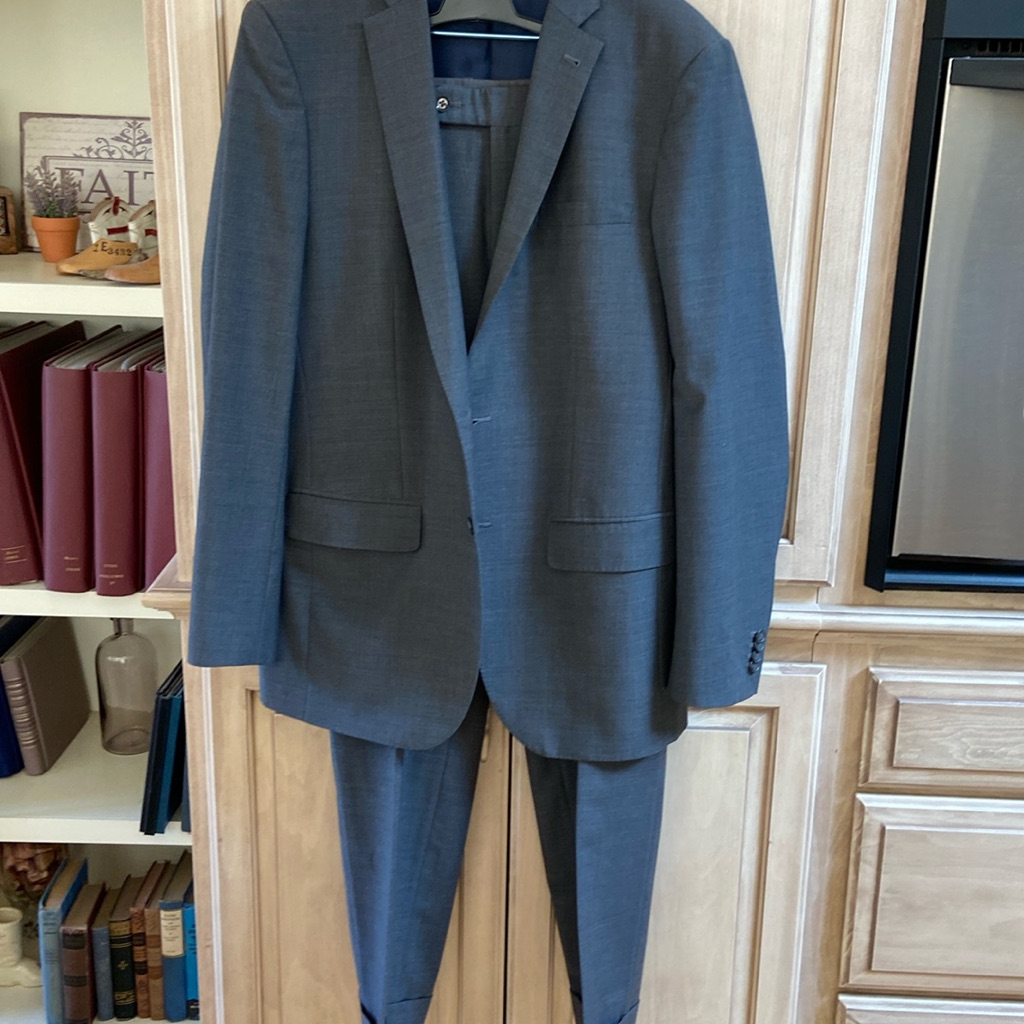 Gray Mens Suit Sport Coat Blazer  Pants Custom Made